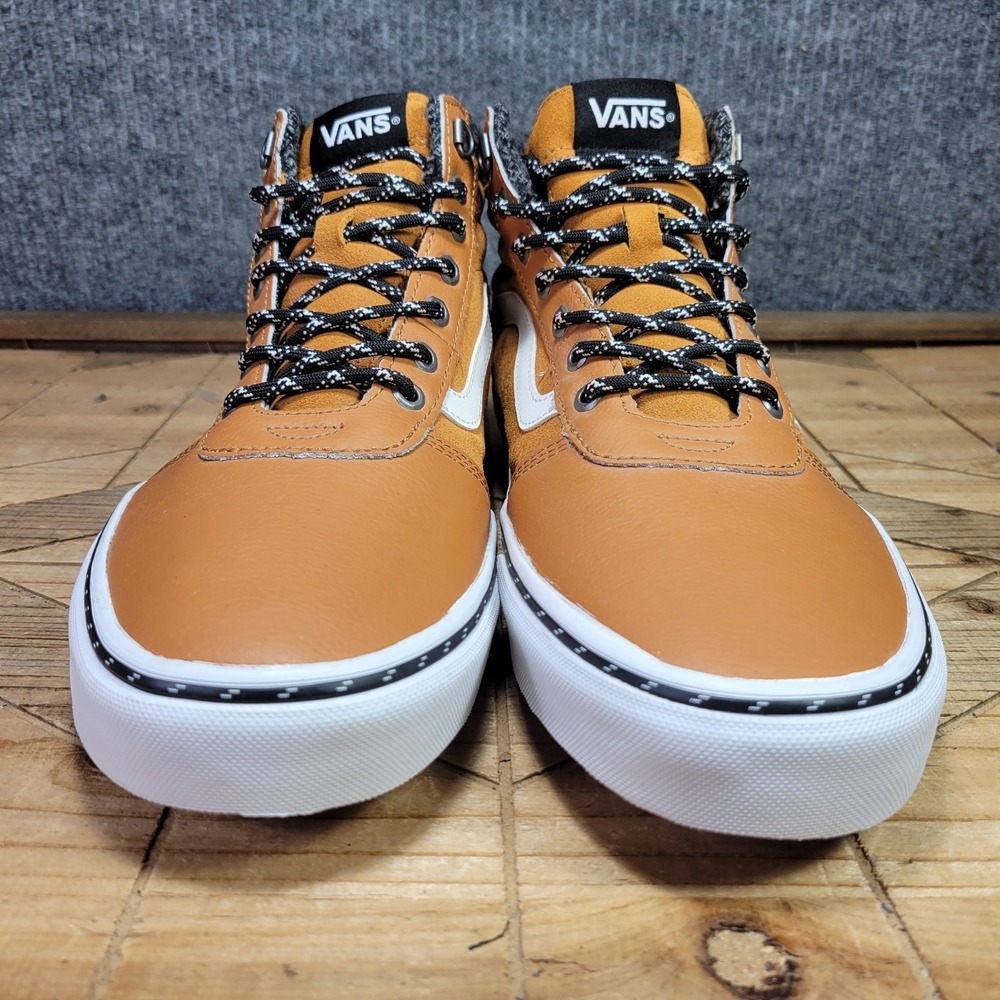VANS Ward Hi MTE Men's 12 Hiking Sneakers Pumpkin Spice Leather Shoes Outdoors - Picture 4 of 13